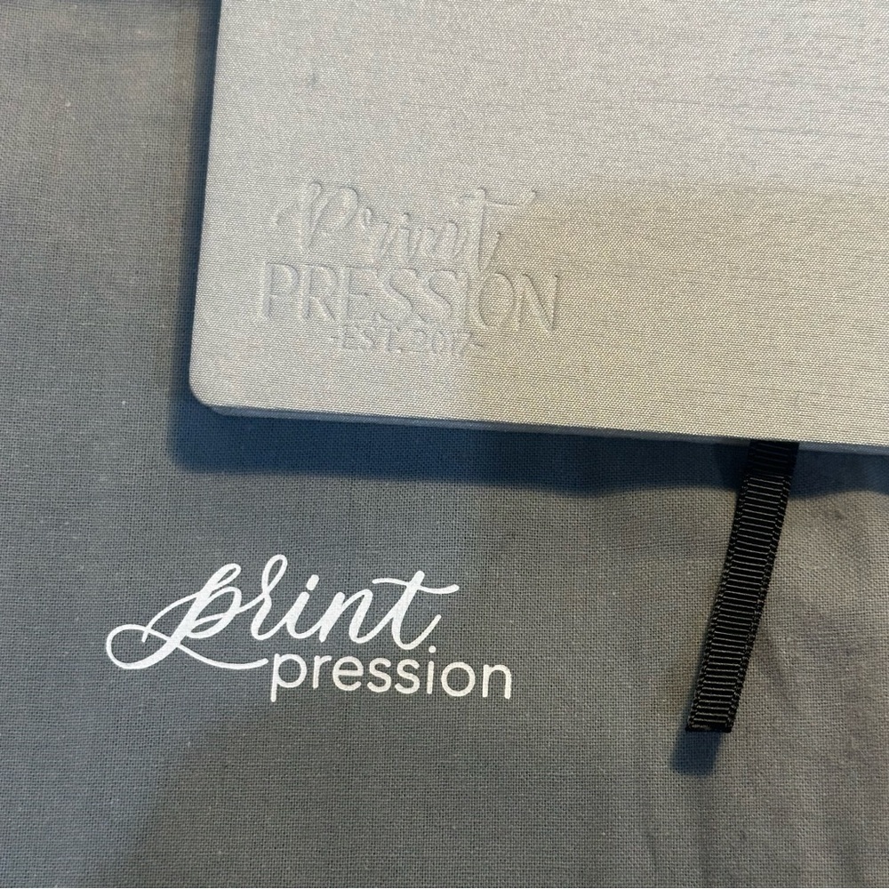 Print Pression Undated Weekly Planner Grid Hard Cover Silver Gray - Picture 4 of 4